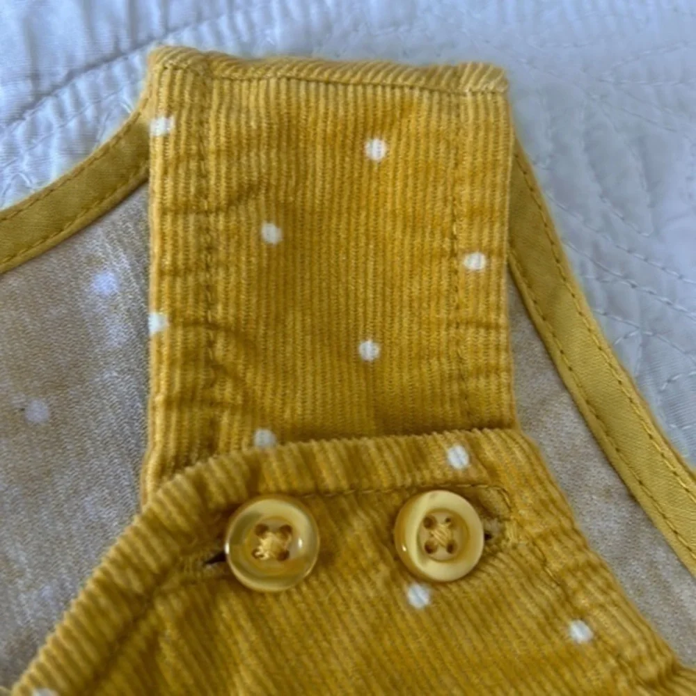 Gap polka dot dress Mustard Color Size 4T